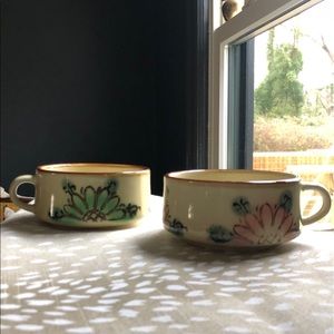 Vintage Stoneware Soup Bowls